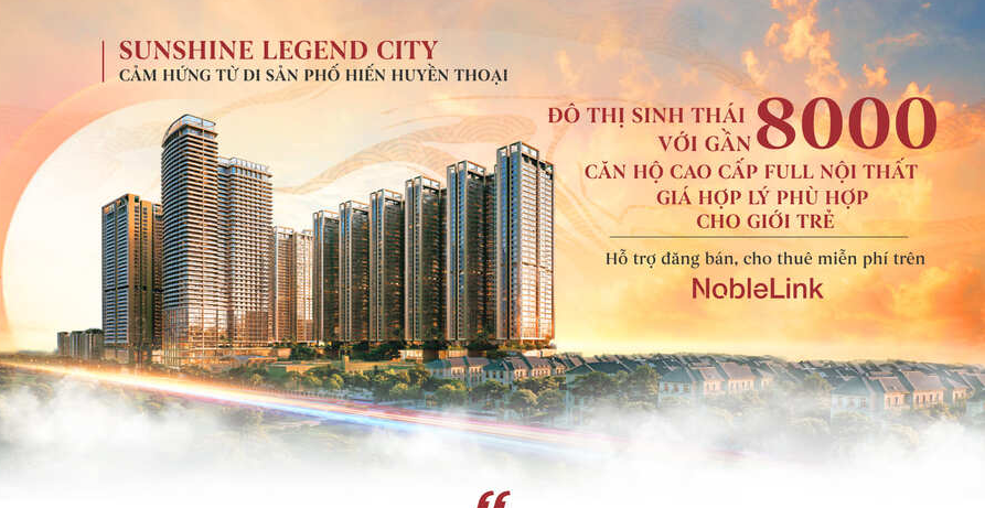 Chung cư Sunshine Legend City Hà Nội – căn hộ cao cấp, sang trọng