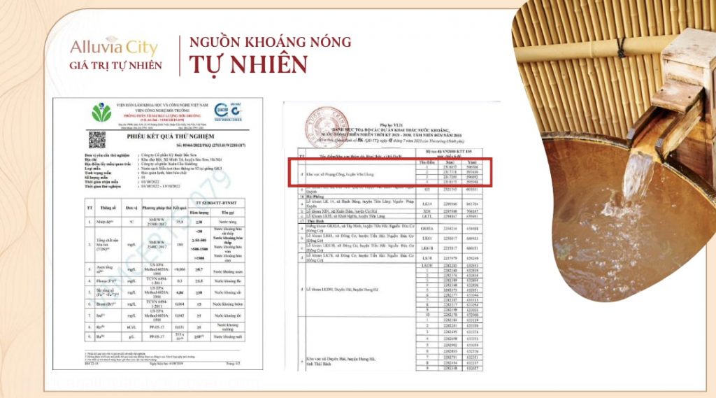 Alluvia nguồn khoáng thiên nhiên quý giá tại Hưng Yên