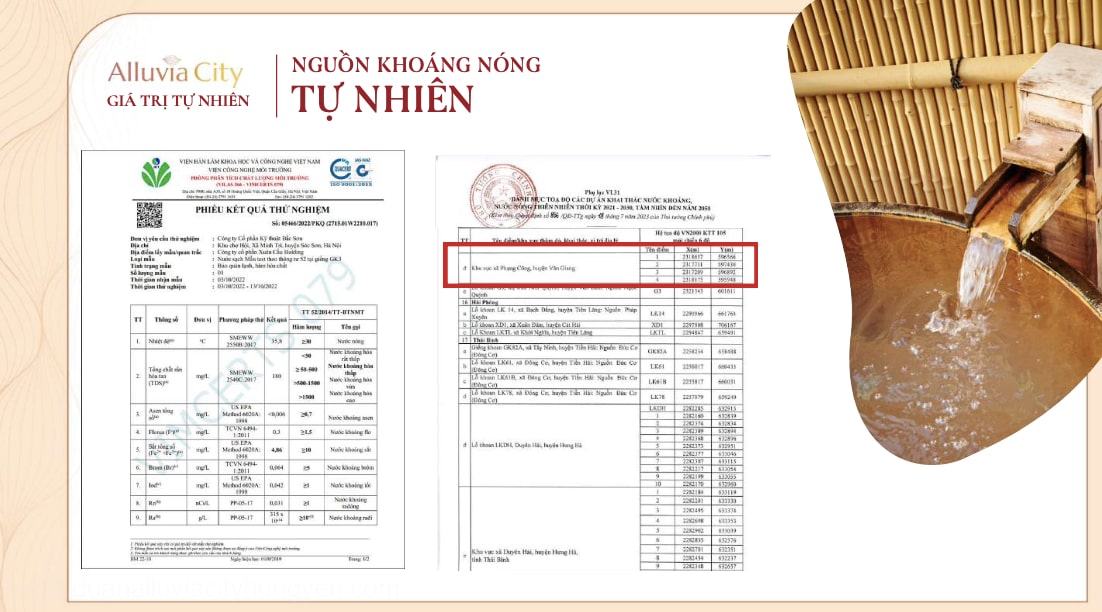 Alluvia nguồn khoáng thiên nhiên quý giá tại Hưng Yên