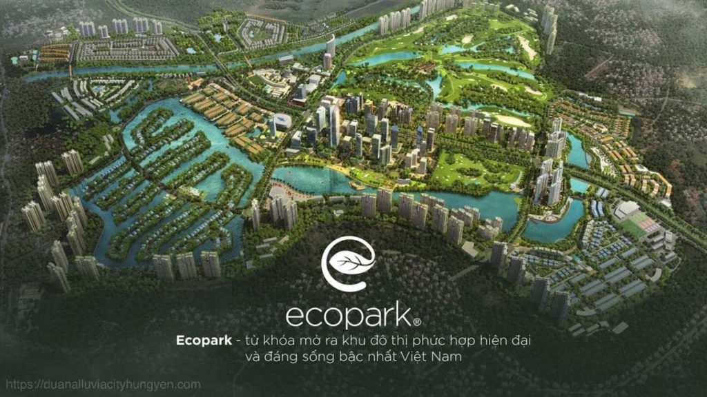 Không gian xanh Ecopark Xuân Quan Hưng Yên