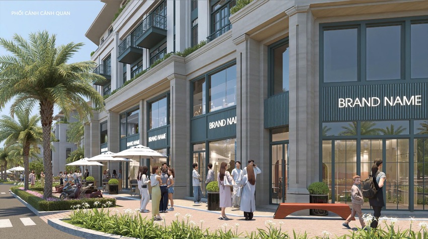 Thiết kế shophouse Alluvia City hiện đại, mặt tiền rộng 6–8m